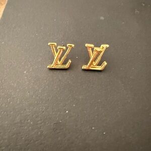 Gold Logo Earrings